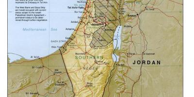 Ramani ya israeli jiografia 